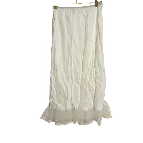 Vintage Seaway Medium Half Slip Ivory With Lace Trim Dainty Romantic - Picture 1 of 7